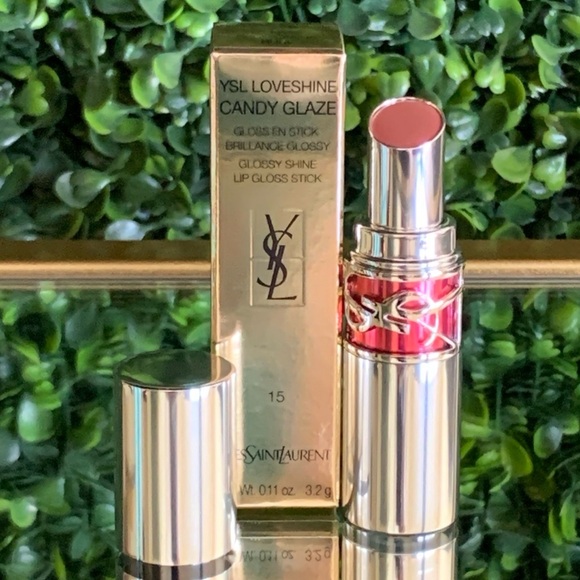 YSL Loveshine Candy Glaze SHOWCASING NUDE Lip Gloss 15| NEW | Yves Saint Laurent - Picture 1 of 15